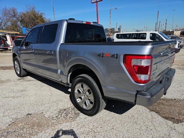 1FTFW1E57MFA74103 - 2021 FORD F150 SUPERCREW GRAY photo 3