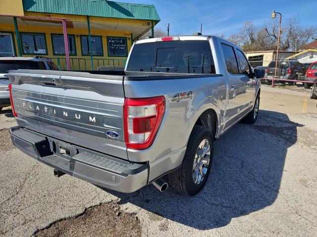 1FTFW1E57MFA74103 - 2021 FORD F150 SUPERCREW GRAY photo 4