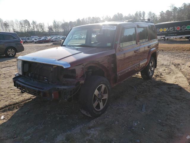 1J8HG48KX8C159218 - 2008 JEEP COMMANDER SPORT ბურგუნდია ფოტო 1