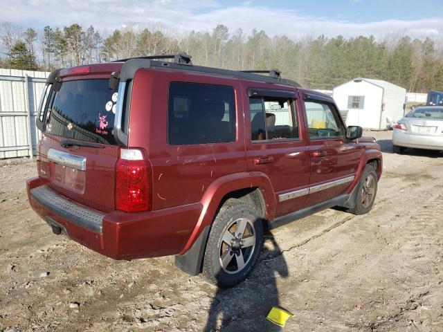 1J8HG48KX8C159218 - 2008 JEEP COMMANDER SPORT BURGUNDY photo 3