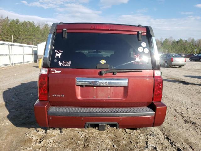 1J8HG48KX8C159218 - 2008 JEEP COMMANDER SPORT BURGUNDY photo 6