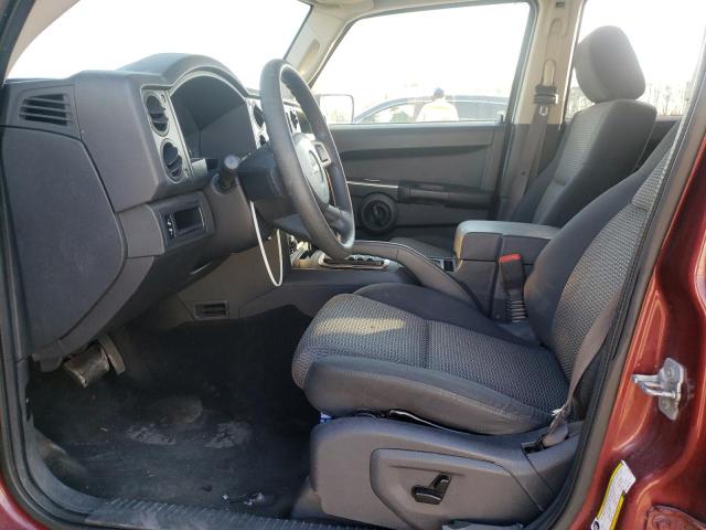 1J8HG48KX8C159218 - 2008 JEEP COMMANDER SPORT ბურგუნდია ფოტო 7