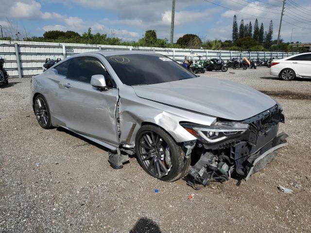 JN1EV7EK5HM362617 - 2017 INFINITI Q60 PREMIUM SILVER photo 4