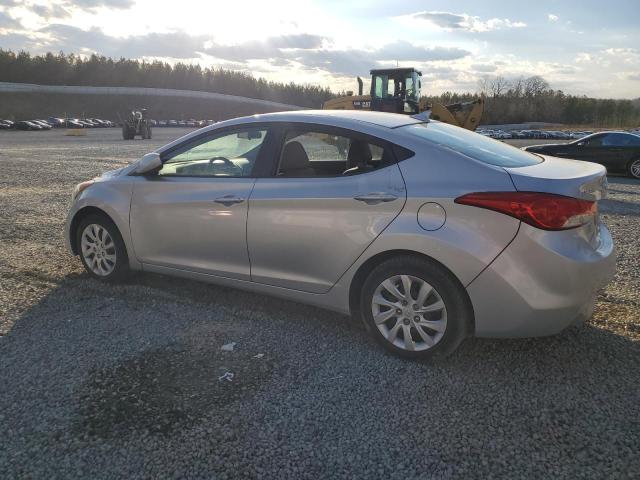 5NPDH4AE8BH049822 - 2011 HYUNDAI ELANTRA GLS SILVER photo 2