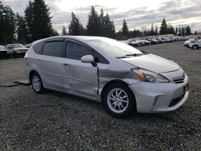 JTDZN3EU3EJ004888 - 2014 TOYOTA PRIUS V SILVER photo 4