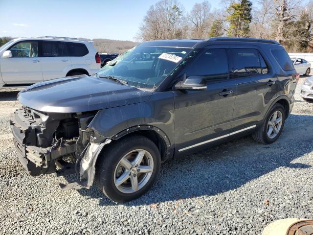 1FM5K7D84JGB03788 - 2018 FORD EXPLORER XLT CHARCOAL photo 1