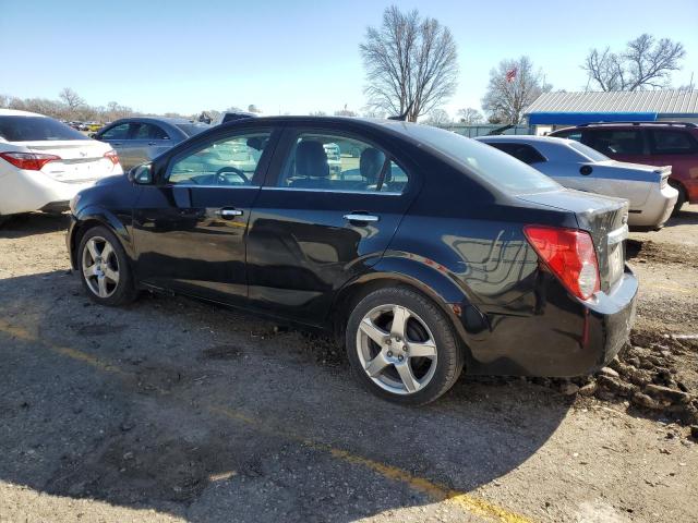 1G1JF5SH0C4117764 - 2012 CHEVROLET SONIC LTZ BLACK photo 2