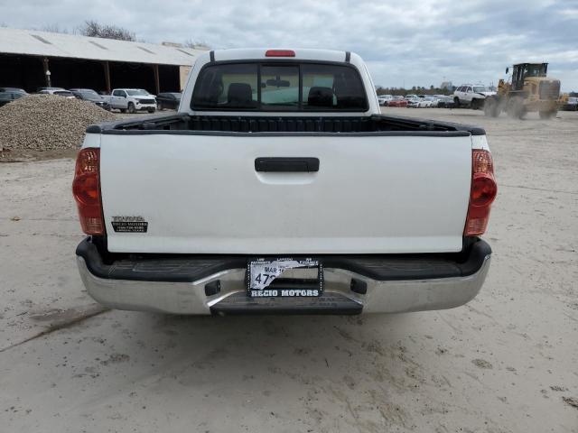 5TETX22N06Z261148 - 2006 TOYOTA TACOMA ACCESS CAB WHITE photo 6