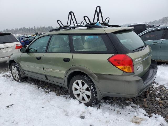 4S4BP61C277345057 - 2007 SUBARU OUTBACK OUTBACK 2.5I GREEN photo 2