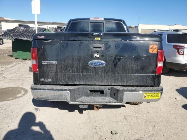 1FTPW14V58FA23856 - 2008 FORD F150 SUPERCREW BLACK photo 6