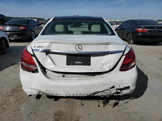 WDDWF4JB1JR358081 - 2018 MERCEDES-BENZ C 300 WHITE photo 6