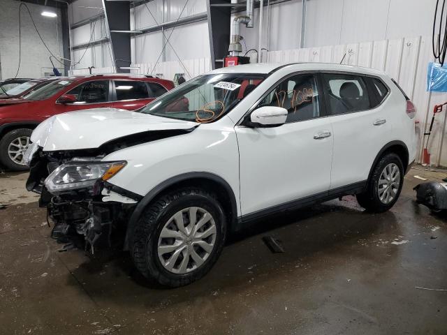 KNMAT2MVXFP566986 - 2015 NISSAN ROGUE S WHITE photo 1