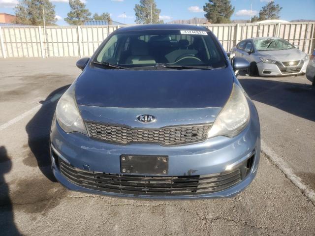 KNADM4A31G6596861 - 2016 KIA RIO LX BLUE photo 5