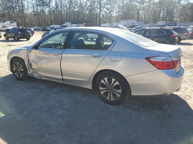 1HGCR2F31DA020680 - 2013 HONDA ACCORD LX SILVER photo 2