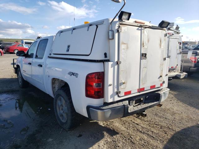 3GCUKUEJ3BG305186 - 2011 CHEVROLET SILVERADO K1500 HYBRID WHITE photo 2