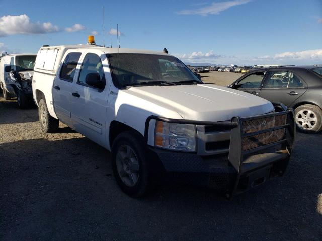 3GCUKUEJ3BG305186 - 2011 CHEVROLET SILVERADO K1500 HYBRID WHITE photo 4