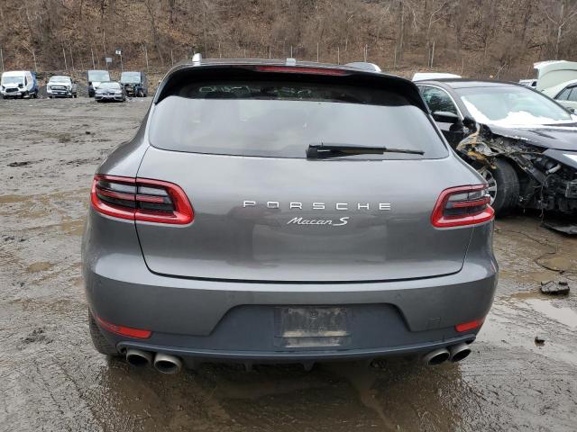 WP1AB2A5XGLB56820 - 2016 PORSCHE MACAN S GRAY photo 6