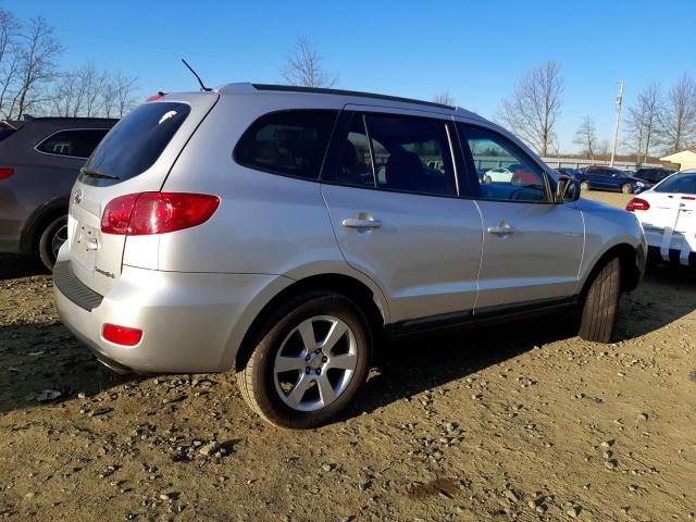 5NMSH13E78H203283 - 2008 HYUNDAI SANTA FE SE SILVER photo 3