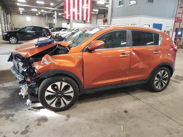 KNDPCCA62B7113761 - 2011 KIA SPORTAGE EX ORANGE photo 1