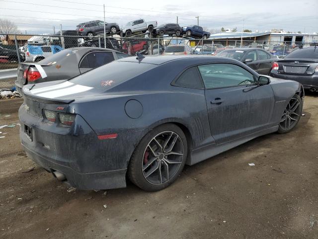 2G1FC1E38D9141560 - 2013 CHEVROLET CAMARO LT BLUE photo 3