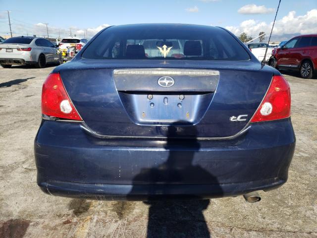 JTKDE177060069901 - 2006 TOYOTA SCION TC BLUE photo 6