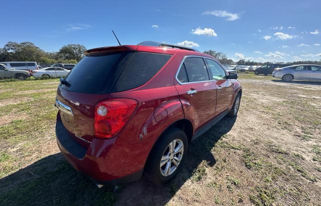 2GNFLFE30D6157569 - 2013 CHEVROLET EQUINOX LTZ RED photo 4