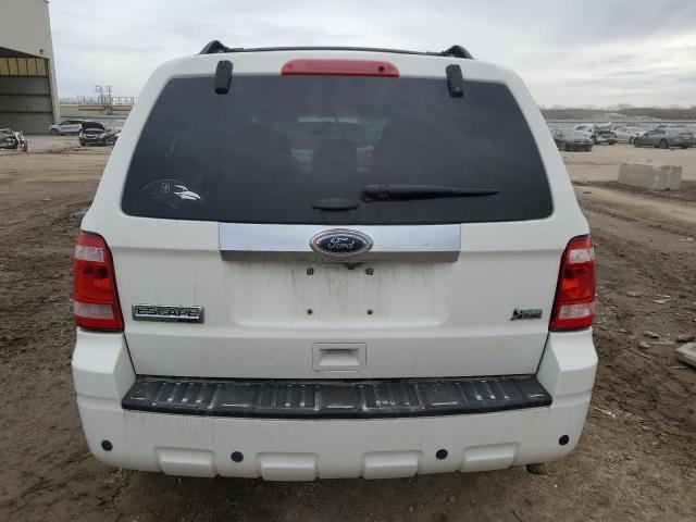 1FMCU9EG1CKB31129 - 2012 FORD ESCAPE LIMITED WHITE photo 6