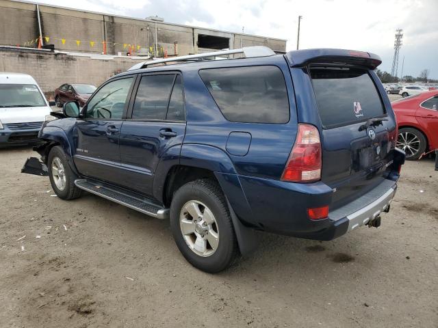 JTEBU17R438010944 - 2003 TOYOTA 4RUNNER LIMITED BLUE photo 2