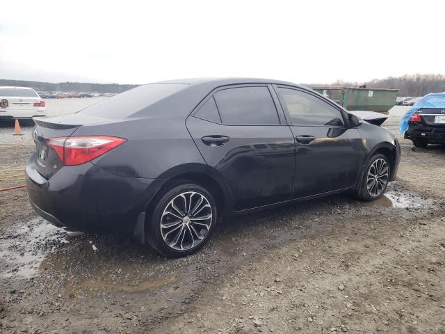 2T1BURHE7EC102426 - 2014 TOYOTA COROLLA L BLACK photo 3