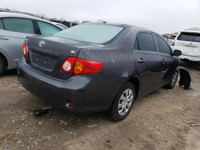 2T1BU40E09C127639 - 2009 TOYOTA COROLLA BASE GRAY photo 3