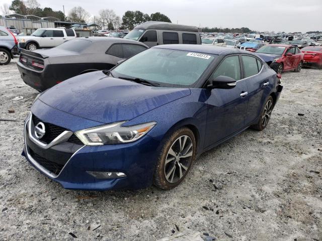 1N4AA6AP3JC361082 - 2018 NISSAN MAXIMA 3.5S BLUE photo 1