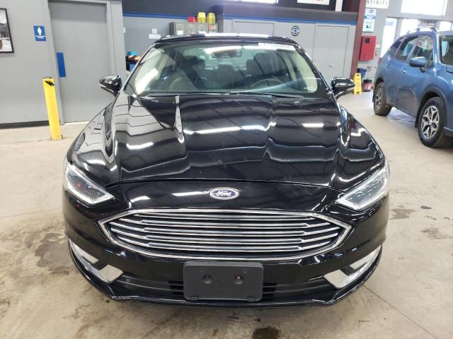 3FA6P0HD0HR144601 - 2017 FORD FUSION SE BLACK photo 5