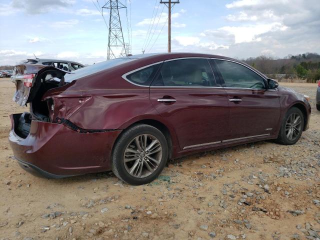 4T1BD1EB7FU038643 - 2015 TOYOTA AVALON HYBRID BURGUNDY photo 3