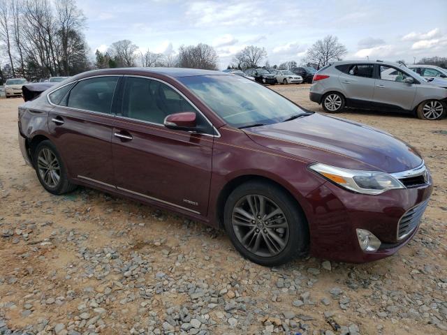 4T1BD1EB7FU038643 - 2015 TOYOTA AVALON HYBRID BURGUNDY photo 4