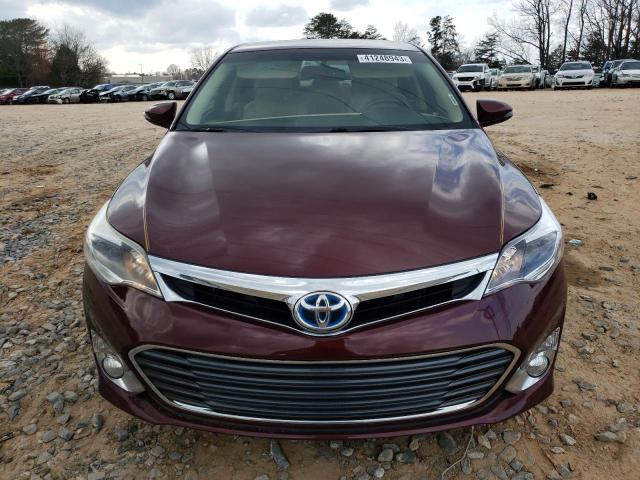 4T1BD1EB7FU038643 - 2015 TOYOTA AVALON HYBRID BURGUNDY photo 5