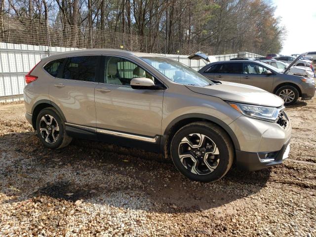 5J6RW1H96HL011636 - 2017 HONDA CR-V TOURING GRAY photo 4