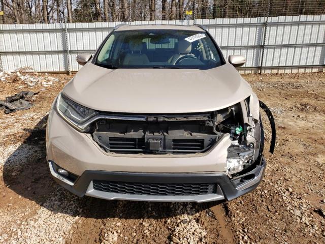 5J6RW1H96HL011636 - 2017 HONDA CR-V TOURING GRAY photo 5