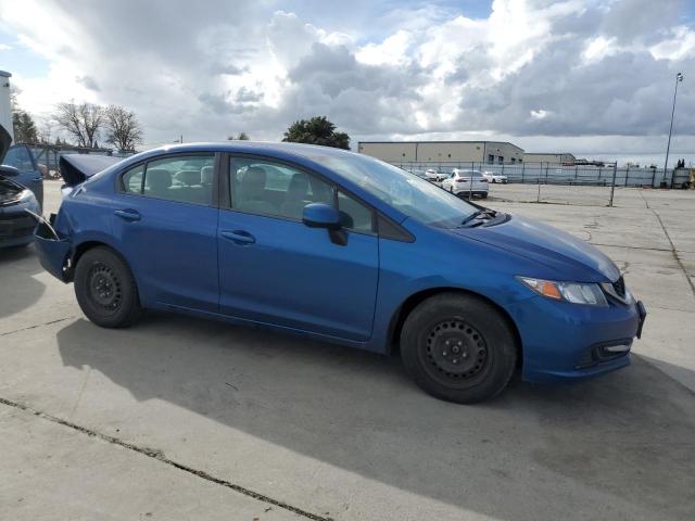 19XFB2F5XDE203171 - 2013 HONDA CIVIC LX BLUE photo 4