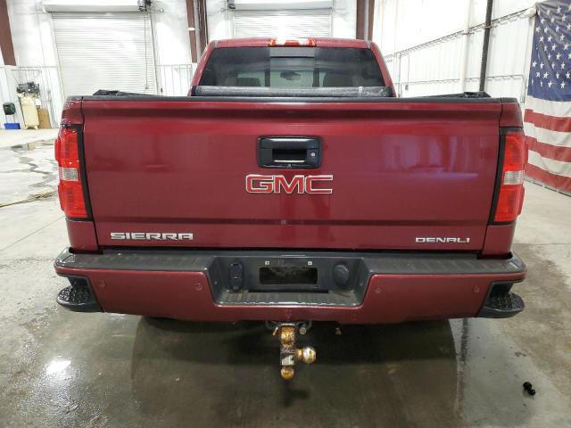 3GTU2WEJ5EG537191 - 2014 GMC SIERRA K1500 DENALI MAROON photo 6