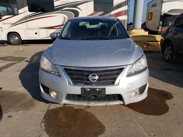 3N1AB7APXFY231136 - 2015 NISSAN SENTRA S SILVER photo 5