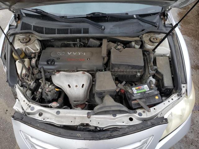 4T1BE46K97U186856 - 2007 TOYOTA CAMRY CE SILVER photo 11