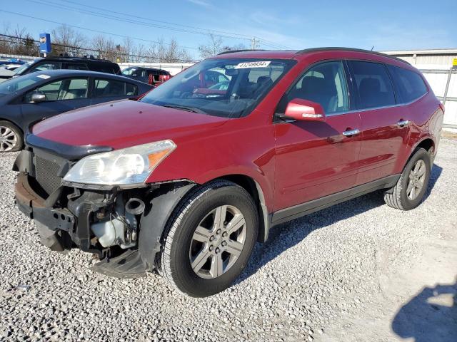 1GNKVGED1CJ235530 - 2012 CHEVROLET TRAVERSE LT RED photo 1