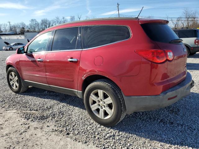 1GNKVGED1CJ235530 - 2012 CHEVROLET TRAVERSE LT RED photo 2