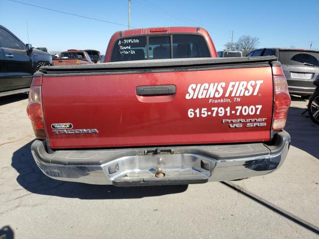 5TETU62N38Z518600 - 2008 TOYOTA TACOMA PRERUNNER ACCESS CAB RED photo 6