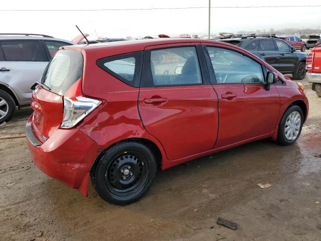 3N1CE2CP9EL407783 - 2014 NISSAN VERSA NOTE S RED photo 3