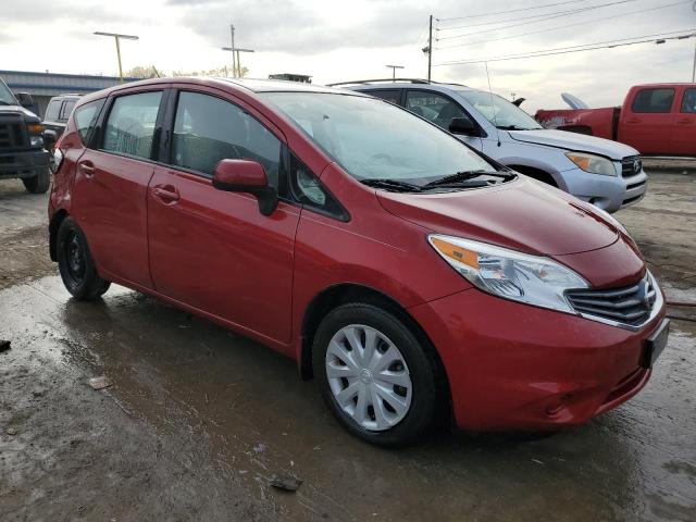 3N1CE2CP9EL407783 - 2014 NISSAN VERSA NOTE S RED photo 4