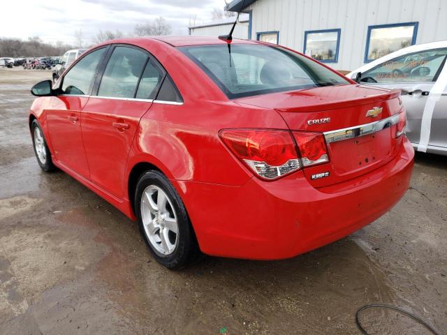 1G1PF5SC6C7389698 - 2012 CHEVROLET CRUZE LT RED photo 2