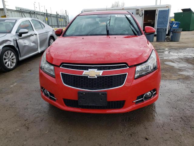 1G1PF5SC6C7389698 - 2012 CHEVROLET CRUZE LT RED photo 5