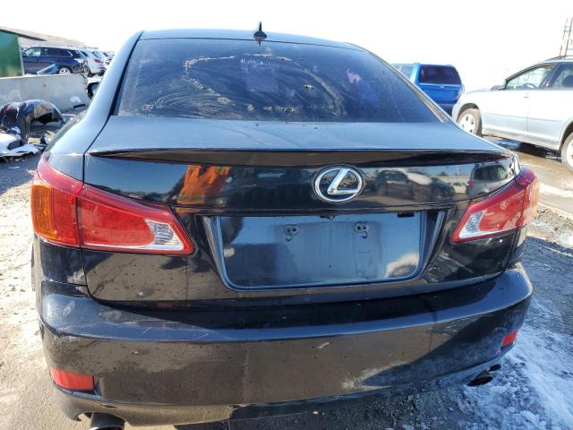 JTHCF5C20A2033347 - 2010 LEXUS IS 250 BLACK photo 6