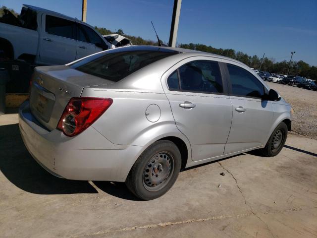 1G1JA5SH2D4240711 - 2013 CHEVROLET SONIC LS SILVER photo 3